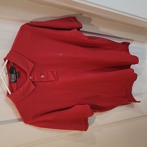 Polo by Ralph Lauren Polo Shirt Men's L Red Vintage 90s